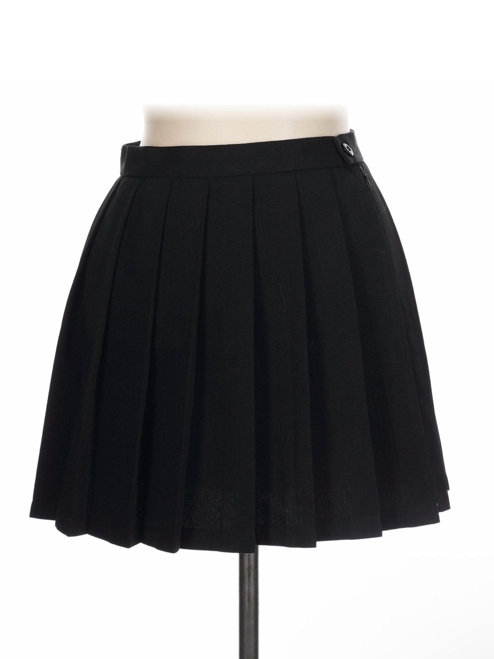 Classic Black Pleated Skirt - Women
